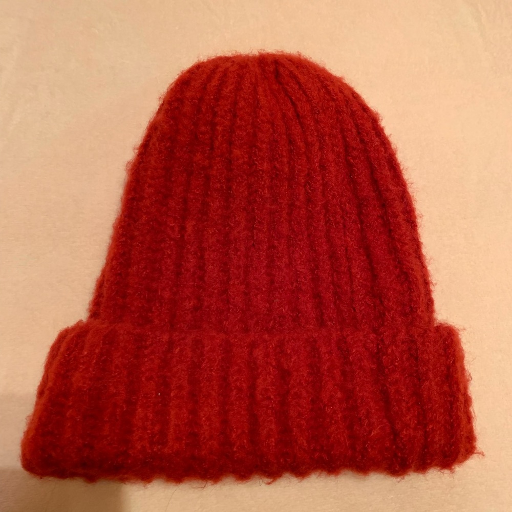 Red beanie